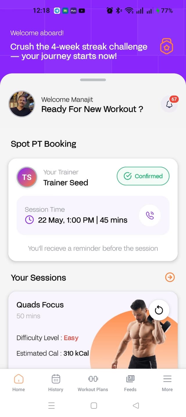 FitCompass member app